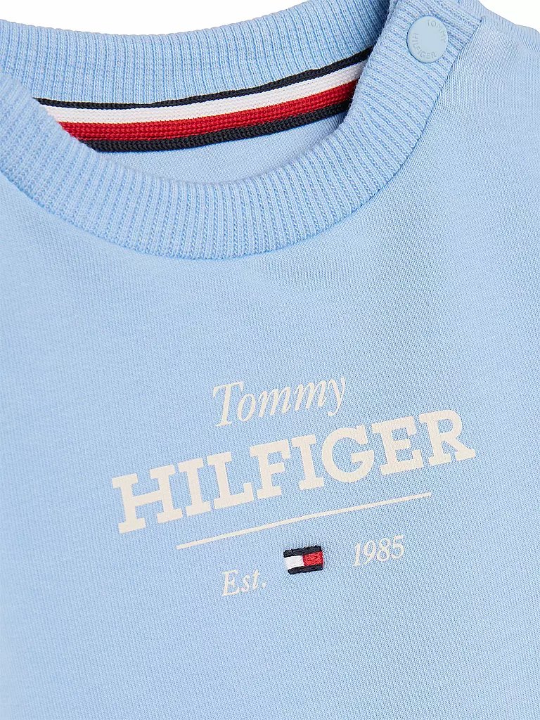 Baby blue tommy hilfiger sweater shop
